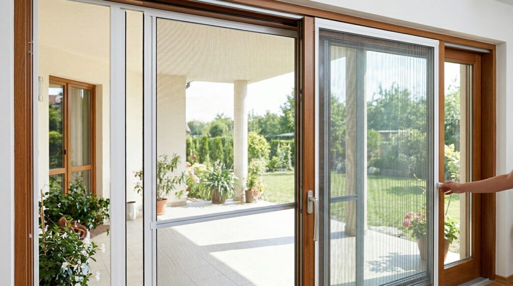 Moskitiery przesuwne