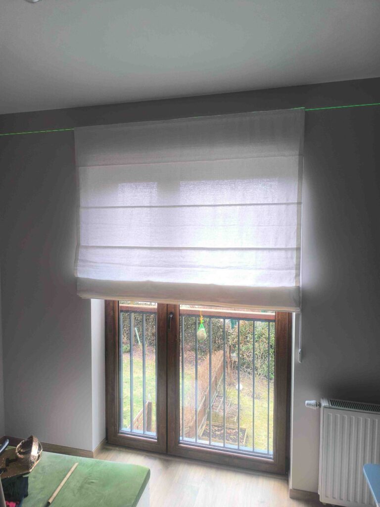 Rolety rzymskie – salon